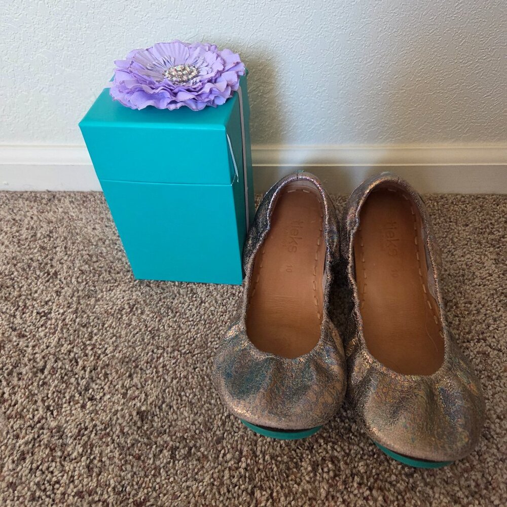 Struck Tieks worn